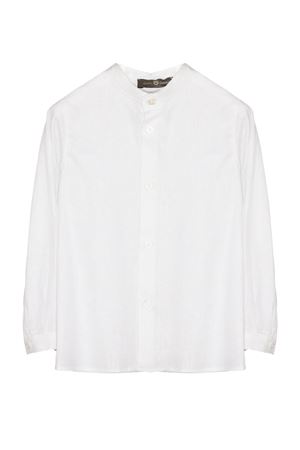Camicia in cotone e lino bianco LITTLE BEAR KIDS | 3250BIANCO